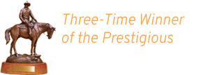 Three-time winner of the prestigious Western Heritage Award